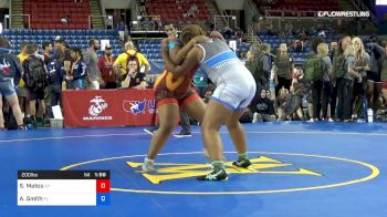 200 lbs Rnd Of 16 - Sujeydy Matos, New York vs Andrea Smith, Florida