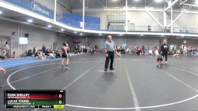 64 lbs Round 3 (6 Team) - Lucas Young, Ragin Raisins Concord vs Evan Shelley, Vipers Wrestling