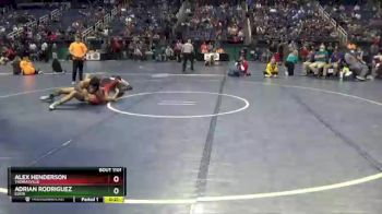 1A 160 lbs Cons. Round 1 - Adrian Rodriguez, Elkin vs Alex Henderson, Thomasville