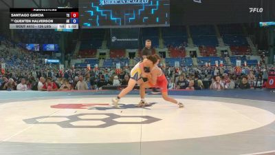 126 lbs Champ. Rd Of 64 - Santiago Garcia, TX vs Quenten Halverson, AK