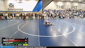 66 lbs Quarterfinal - Harlym Ward, 4A - Bear River vs Kanyan Grange, Ridgeline