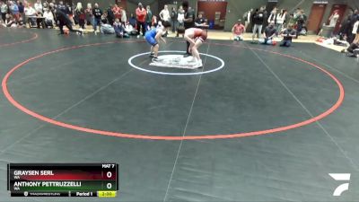 138 lbs Cons. Round 2 - Graysen Serl, WA vs Anthony Pettruzzelli, WA