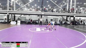 120A lbs Rr Rnd 1 - Carson Wagner, Northampton vs Gino Schinina, Scorpions
