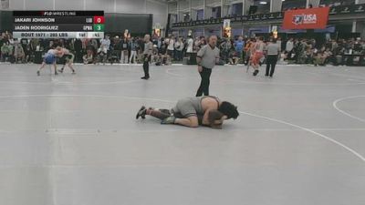 285 lbs Cons. Semis - Jakari Johnson, Lake Gibson Braves vs Jaden Rodriguez, Great Plains Wrestling Academy
