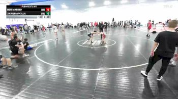 100 lbs Round 5 (10 Team) - Ben Marino, Savage Red vs Xavier Arcilla, Broad Axe Blue