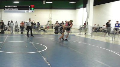 165 lbs Round Of 64 - Justin Ryland, DE vs Ryley Williams, SC