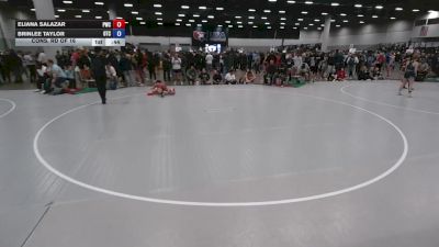 120 lbs Cons. Rd Of 16 - Eliana Salazar, Premier Wrestling Club vs Brinlee Taylor, Owasso Takedown Club