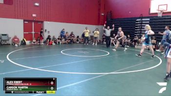 205 lbs Round 2 (8 Team) - Carson Martin, Kansas Gold vs Alex Ebert, Cypress Wrestling Club