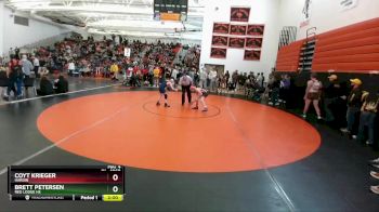 106B Round 1 - Brett Petersen, Red Lodge HS vs Coyt Krieger, Hardin