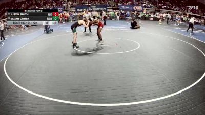 D 1 120 lbs Cons. Round 3 - Elijah Cohen, Baton Rouge vs Justin Smith, Riverdale