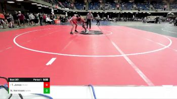 150 lbs Champ. Round 2 - Tyler Jones, Wheaton Academy vs Nicholas Hermsen, Warren