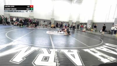 109-117 lbs Champ. Rd Of 16 - Audrey Bevan, Mountain Crest vs Laloni Love, Roy