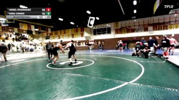 285 lbs Quarterfinal - Angel Rodriguez, Corona Centennial vs Ezra Cremo, Vacaville