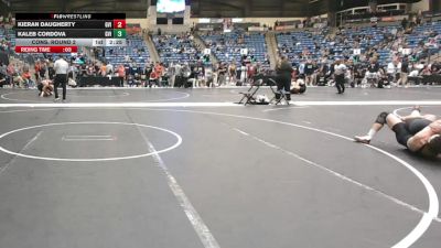 165 lbs Cons. Round 2 - Kaleb Cordova, Grand View (Iowa) vs Kieran Daugherty, Grand View (Iowa)