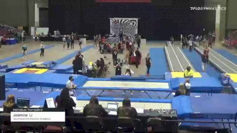 Jasmine  Li  - Individual Trampoline, Southlake Gymnastics Academy  - 2021 Region 3 T&T Championships