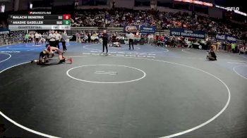 D 3 157 lbs Quarterfinal - Anashe Gaseller, Haynes Academy vs Malachi Benetrix, De La Salle
