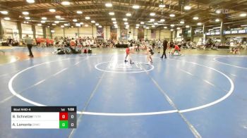 106 lbs Rr Rnd 1 - Bryce Schnelzer, Terps Xtreme vs Angelo Lomonte, Camp Reynolds Wrestling Club