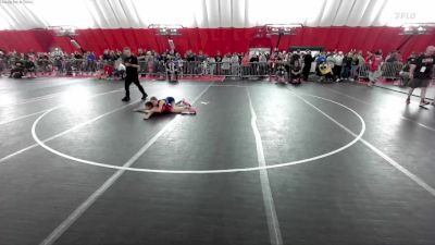 80 lbs Round 1 - Peyton Knaack, Valley Elite Wrestling Club vs Layla Peak, Prairie Du Chien Wrestling Club