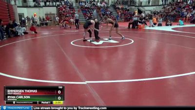 110 lbs Round 5 - Emmersen Thomas, West Branch vs Ryan Carlson, Anamosa