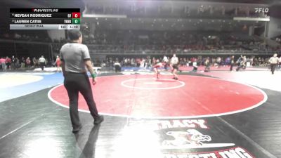 105 lbs Semifinal - Neveah Rodriquez, Golden Valley vs Lauren Catiis, Twelve Bridges