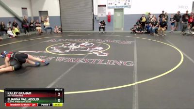 102 lbs Round 3 - Kailey Graham, Mat-Su Matmen vs Elianna Valladolid, Kodiak Wrestling Club