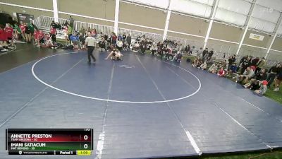 170 lbs Round 2 (4 Team) - Imani Satiacum, Mat Demons vs Annette Preston, Team Arizona