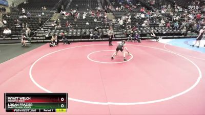 101 lbs Cons. Round 3 - Wyatt Welch, Mountain Ridge vs Logan Frazier, Riverton High School