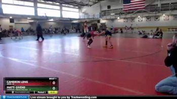 90 lbs Round 1 (4 Team) - Cameron Leng, Ohio vs Matti Givens, Charlies Angels Black