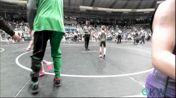 43 lbs Consi Of 8 #2 - Brantley Lynn, Lexington Wrestling Club vs Zayden Lewis, Team Nomad