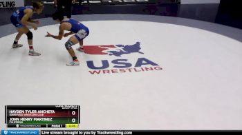 61 lbs Cons. Round 3 - John Henry Martinez, California vs Hayden Tyler Ancheta, Sunnyvale Wrestling Club