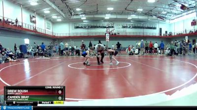 65 lbs Cons. Round 2 - Drew Roush, North Liberty vs Camden Bray, Corydon Wrestling