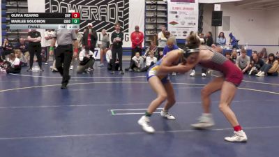 118 lbs Final - Olivia Kearns, Shippensburg vs Marlee Solomon, Canon-McMillan