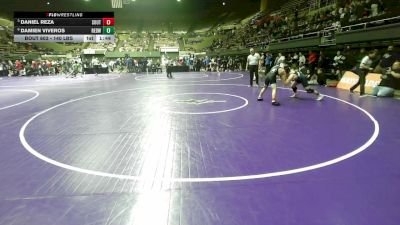 140 lbs Quarterfinal - Daniel Reza, South vs Damien Viveros, Redwood