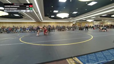 175 lbs Consi Of 8 #1 - Cayden Nazarians, Apex - Michigan vs Gavin Sisamout, Knights WC
