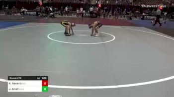 65 lbs Round Of 16 - Kaynon Navarro, Bulldog WC vs Jayden Amell, Team Aggression