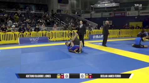 Declan James Ferris vs Adetunji Oladobe L Jones 2025 Pan IBJJF Jiu-Jitsu No-Gi Championship