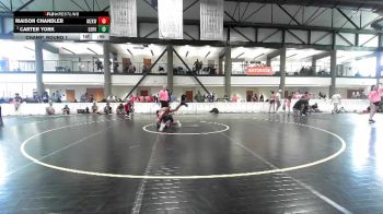 117-121 lbs Champ. Round 1 - Carter York, Ozark Wrestling Club vs Maison Chandler, Mt Zion Kids WC