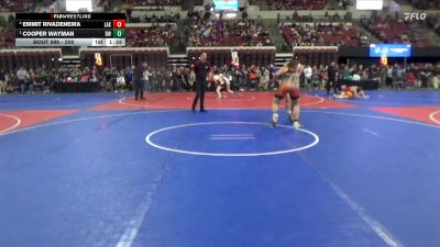 200 lbs Semifinal - Cooper Wayman, Ronan Wrestling vs Emmit Rivadeneira, Lakeland