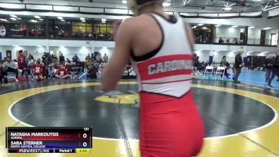 131 lbs Semifinal - Natasha Markoutsis, Aurora vs Sara Sterner, North Central College