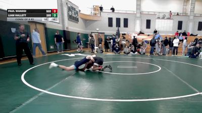 132 lbs Consi Of 8 #2 - Paul Wanjigi, North Andover vs Liam Hallett, Sandwich