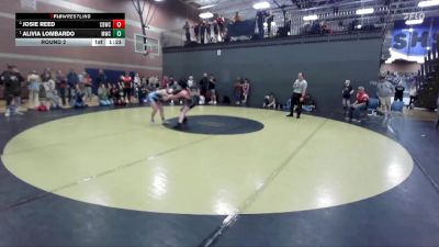 115 lbs Round 2 - Alivia Lombardo, Middleton Wrestling Club vs Josie Reed, Challis Blackheart Wrestling Club