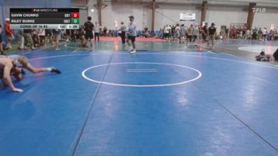 126 lbs Consi Of 16 #2 - Gavin Chunko, Grit Mat Club vs Riley Burke, Unattached