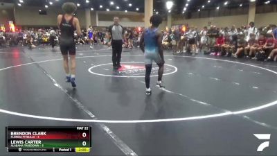 120 lbs Round 2 (6 Team) - Brendon Clark, Florida Pitbulls vs Lewis Carter, Alabama Takedown