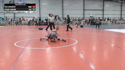 84 lbs Round 5 - 3:00pm Friday - Eli Lovasco, Rough House W.C., CA vs Kaze Carter, Select