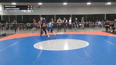 113 lbs Consi Of 64 #2 - Ashton Akins, GA vs Landon Thoennes, MN