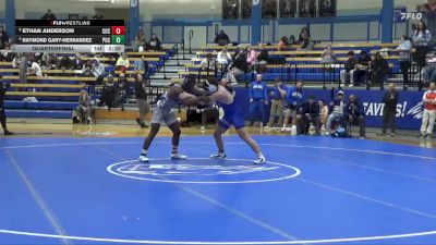 197 lbs Quarterfinal - Ethan Anderson, Colby Community College vs Raymond Gary-Hernandez, Pratt Community College