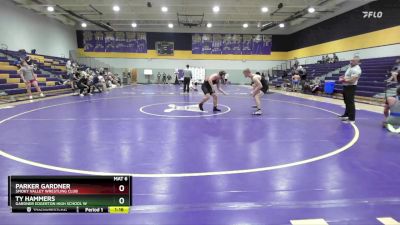 175 lbs Round 5 - Ty Hammers, Gardner Edgerton High School W vs Parker Gardner, Smoky Valley Wrestling Club