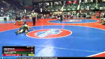 7 lbs Quarterfinal - Jon Peralta, Marietta vs Elijah Griffin, Camden County