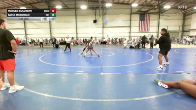 120 lbs Quarterfinal - Marlee Solomon, Quest School Of Wrestling Girls - HSG vs TAINA McGOWAN, THE U - HSG