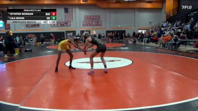 105 lbs 3rd Place Match - Lila Bihun, Iowa City West vs Wynter Morgan, Marion